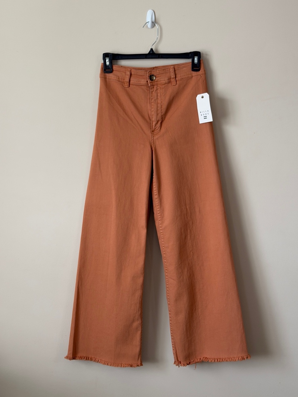 Billabong Free Fall Orange Wide Leg Pants